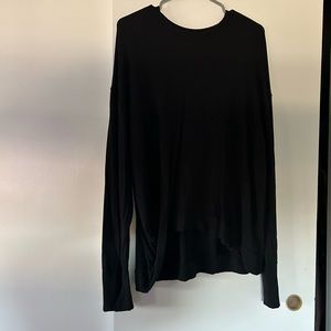 Black long sleeve work out shirt from target.